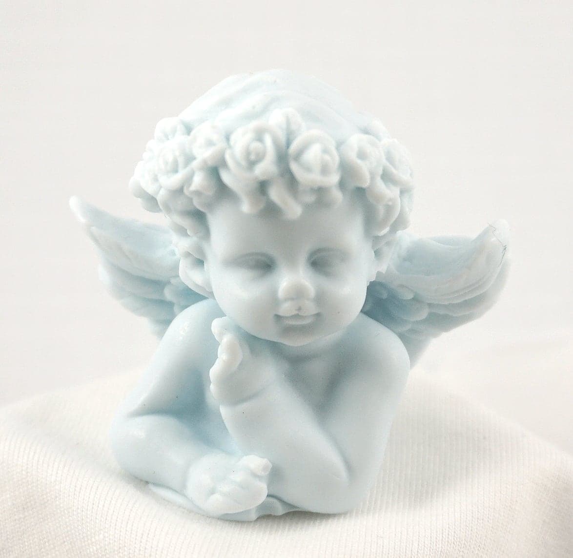 Angelito de jabón celeste