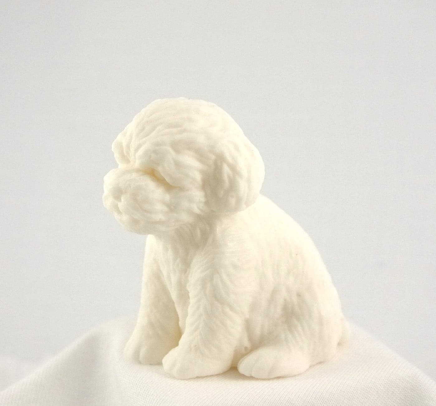 Perrito de jabón marfil